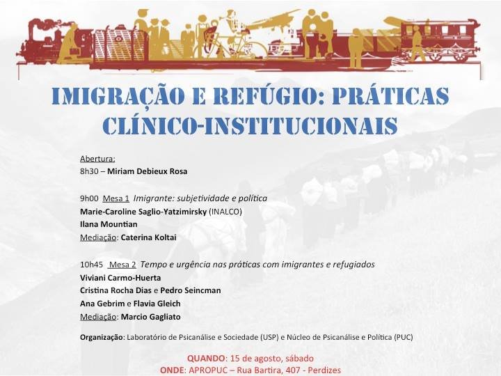 Imigração e Refúgio: práticas clínico-institucionais